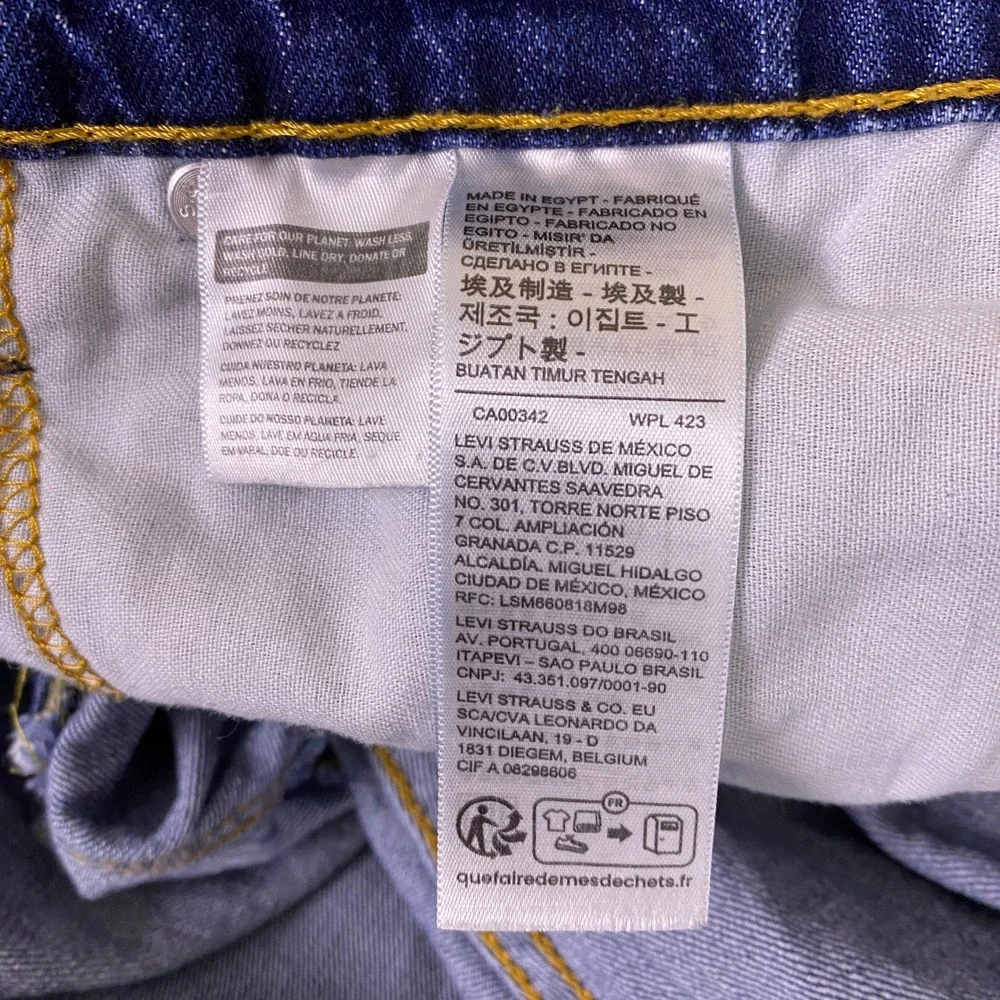 Levis 541 Athletic Taper Jeans Men's Size 52x30‎ Blue Medium Wash Stretch Denim